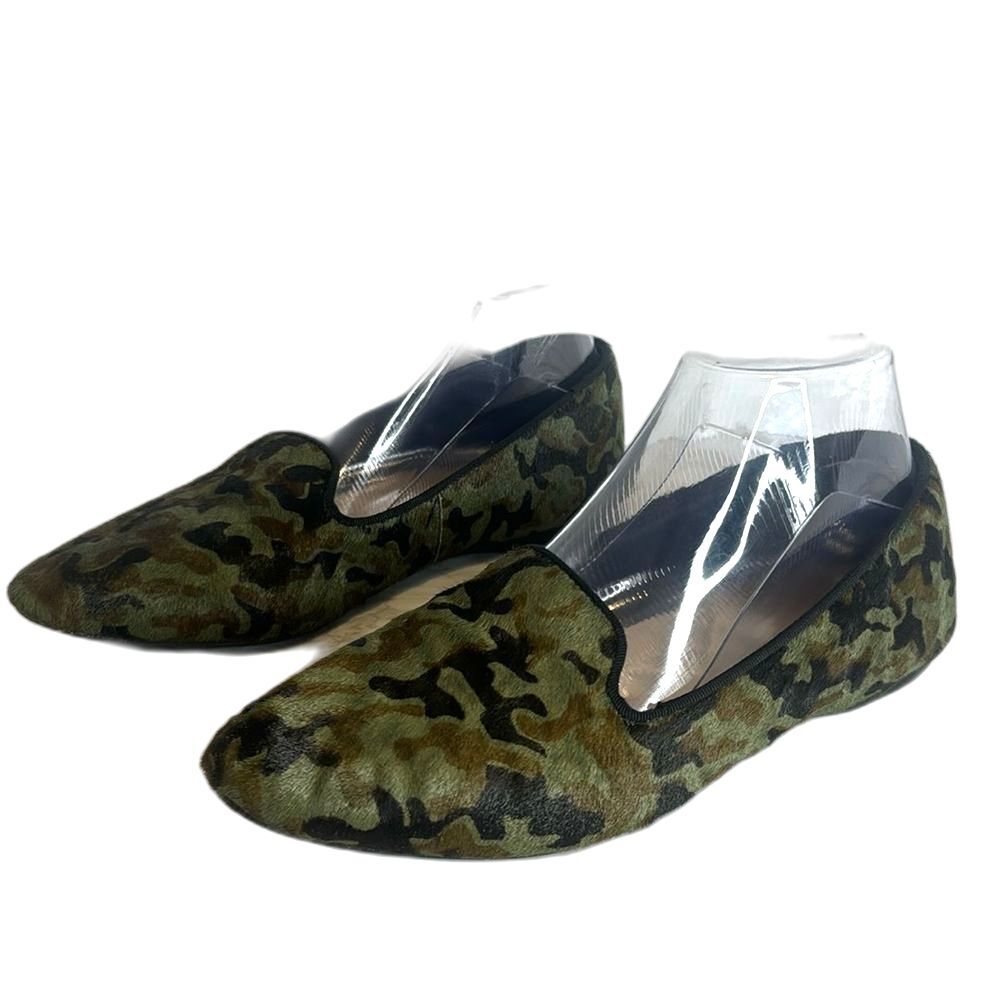 Birdies Camo dyed Pony Hair Loafer Flats‎ size 7.5